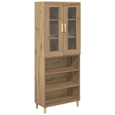 Credenza Rovere artigianale 69,5 x 34 x 180 cm - Foto 1