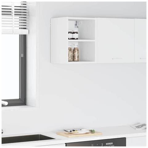 Armadio pensile Riga Bianco 30 x 29,5 x 40 cm Legno multistrato - Foto 2