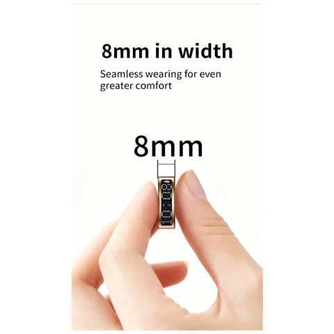 Smart Ring Con Display E Custodia Di Ricarica - Monitoraggio Fitness E Salute Silver 10 - Foto 7