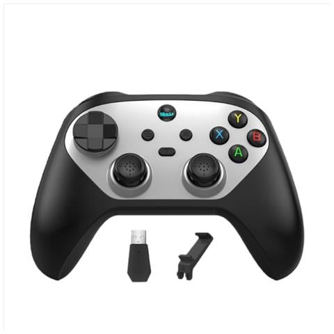 Gamepad Bluetooth 5.3 G6s Con Joystick Hall - Supporto Multi-piattaforma Black + Silver - Foto 1