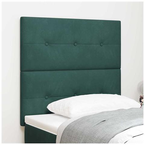 Testiera LED con luci a strisce a LED Verde 80 cm Poliestere - Foto 2