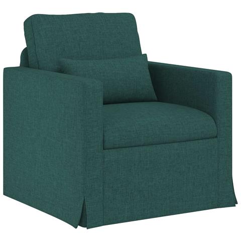Divano Verde Scuro 78 x 78 x 80 cm Tessuto - Foto 1
