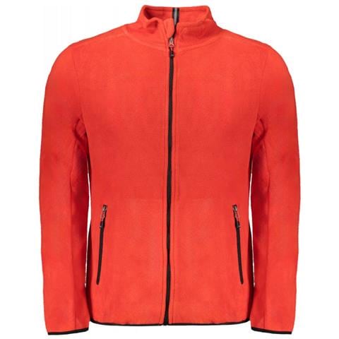 FELPA ROSSA DA UOMO CON ZIP NORVEGIA 1963 - Taglia: XL, Colore: Rosso - Foto 1
