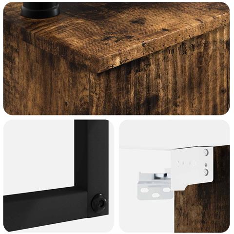 Lavabo da Parete Rovere Fumo 53 x 35 x 39 cm - Foto 2