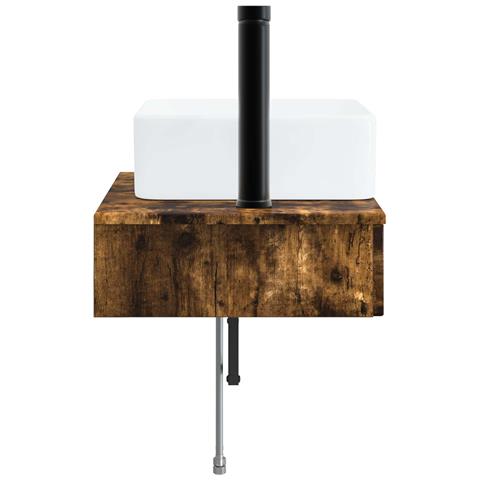 Lavabo da Parete Rovere Fumo 53 x 35 x 39 cm - Foto 8