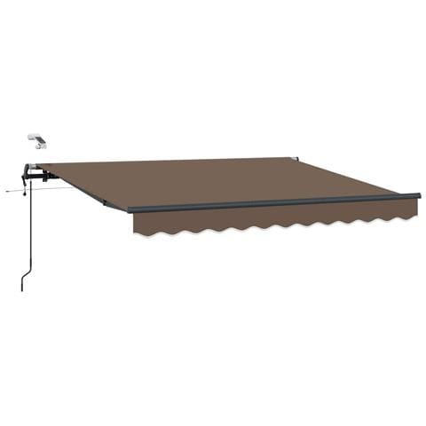 Tenda retrattile Tortora 500 × 300 cm Poliestere - Foto 1