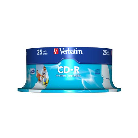 Cd-r700mb 52x Spin. 25pz Pr. Siae6,25 - Foto 1