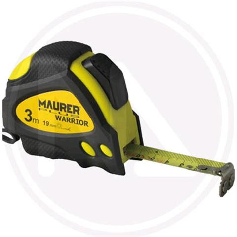 FLESSOMETRO MAURER PLUS WARRIOR 5 metri 25 mm Antiscivolo con calamita - Foto 1