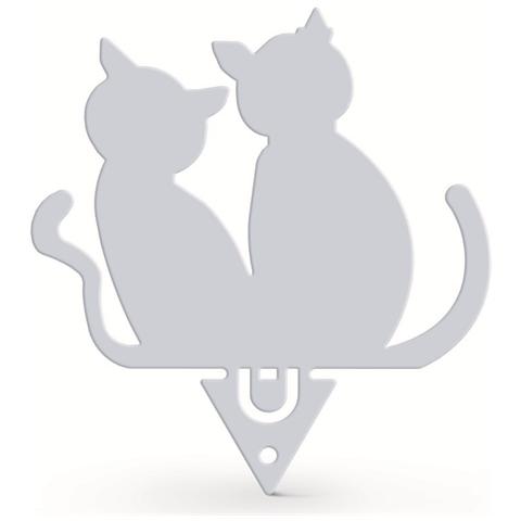 Porta Zampirone Da Vaso, Lamiera Verniciata, Colorato Gattini - Foto 2