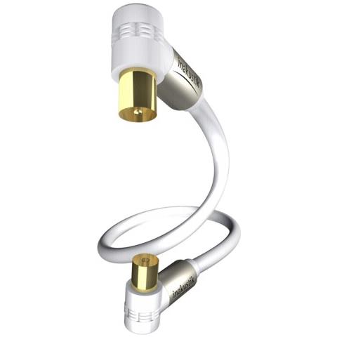 Cavo Antenna Coassiale Maschio / Femmina Bianco 3 m 426303 - Foto 1
