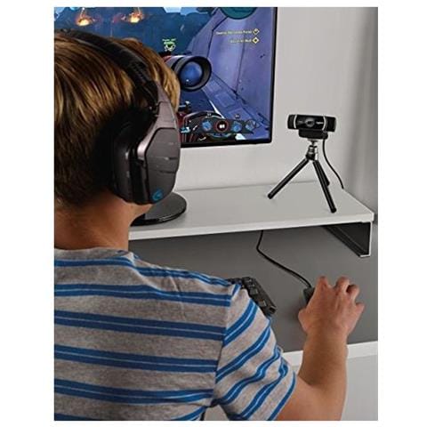 Webcam HD Pro C922 con Microfono Incorporato USB Colore Nero - Foto 11