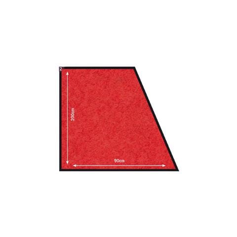 tappeto da passerella 90x200cm rosso antiscivolo - Foto 1