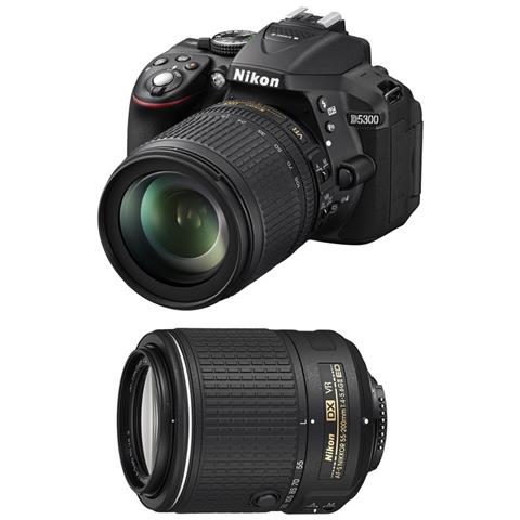 D5300 + 18-105 Vr + 55-200 Vr Ii Garanti 3 Ans - Foto 1