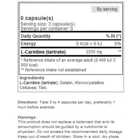 L-carnitina 60 Capsule - - Carnitines - - Foto 2
