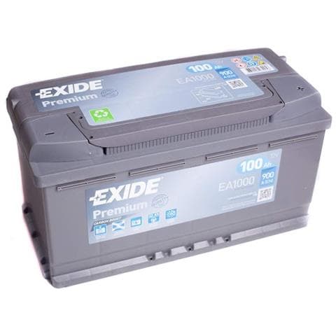 Batteria Per Auto Ea1000- 12v 100 Ah Positivo A Dx 900a Spunto - Foto 1