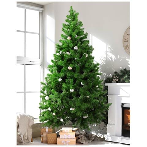 Albero di Natale Riccardo, Albero artificiale extra folto, Albero effetto reale in PVC, 326 rami, Altezza cm 120 - Foto 1