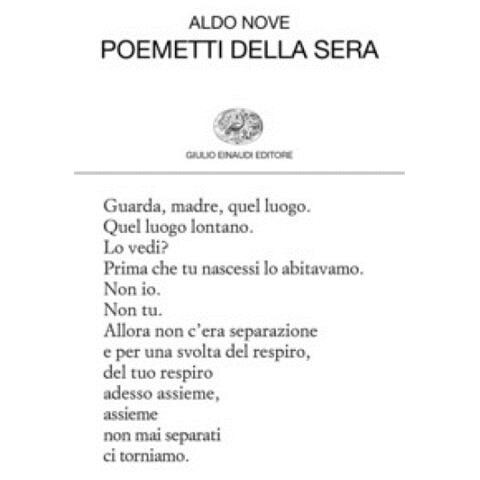 Aldo Nove - Poemetti Della Sera - Foto 1