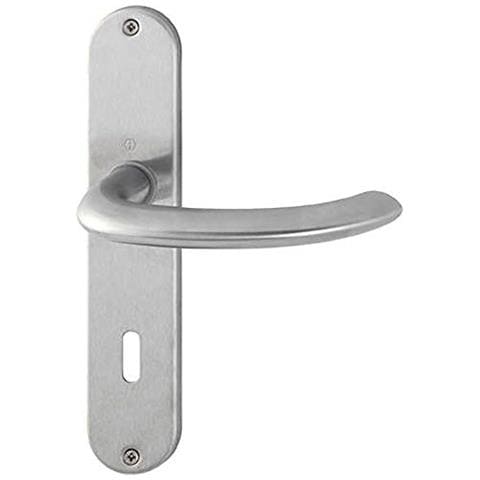 ' - maniglia Per Porta""marseille E1138z / 302 con Wc Di Olive Di Foratura, 1 pezzi, Colore: Argento, 3042581 - Foto 1
