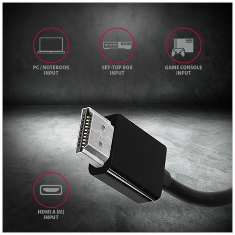 Rvh-vgn Cavo E Adattatore Video 0,17 M Hdmi Tipo A [ standard] Vga [ d-sub] Nero (Hdmi. Vga Reduction / Adapter. Fullhd)  - Foto 3