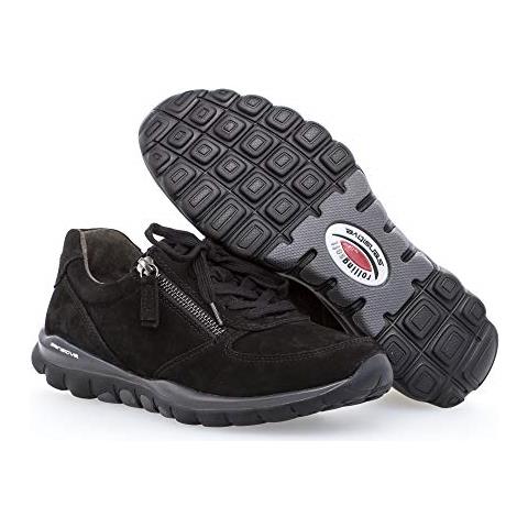 Scarpa Sportiva, Scarpe Da Ginnastica Basse Donna, Nero (black (blurossoschw) 47), 42 Ue - Foto 2