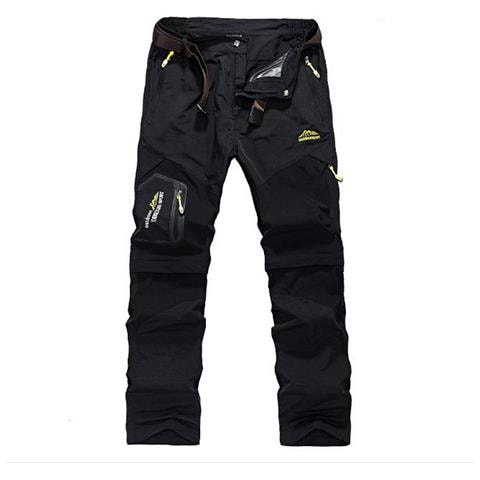 SLOWMOOSE - Pantaloni Da Trekking Rimovibili Ad Asciugatura Rapida,  Pantaloni Traspiranti Estivi Da Uomo 6xl Da Esterno [ nero / Xxxl] - ePRICE