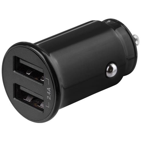 Usb-car124 Caricabatterie Per Dispositivi Mobili Nero Auto (Car Charger 2xusb-a 12w - Black) - Foto 7