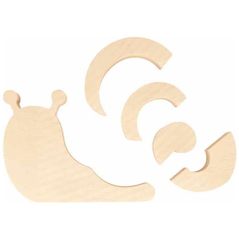 Escargot Puzzle In Legno - 15 X 10,5 Cm - Foto 1