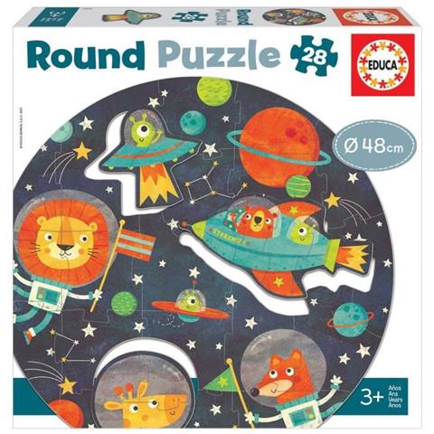 Puzzle - Puzzle Rotondo Spaziale 28 Pz - Foto 1