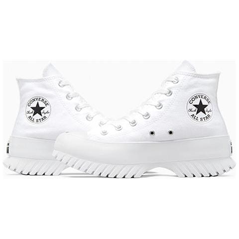 Scarpe Chuck Taylor All Star Lugged 2.0 Hi Taglia 38 Codice A00871c Bianco - Foto 11