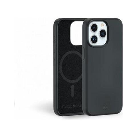 Cover Rinforzata In Silicone Compatibile Magsafe Per Iphone 15 Pro Max, Nero - Foto 1