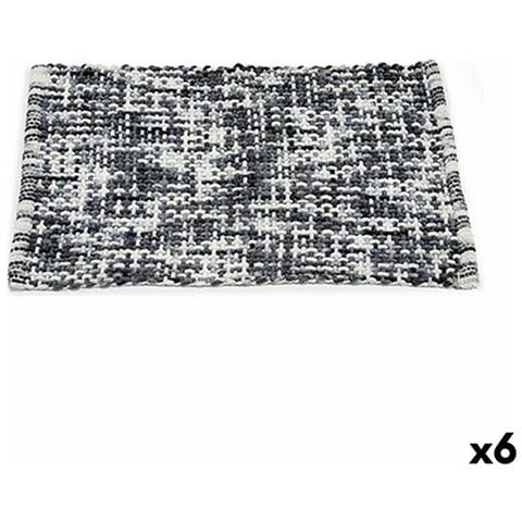 Tappetino Antiscivolo Da Doccia 50 X 80 Cm Grigio Scuro (6 Unità) - Foto 1