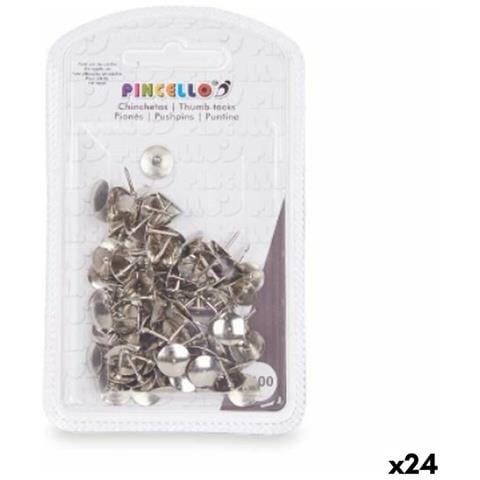 Puntine Argentato Metallo (24 Unità) - Foto 1