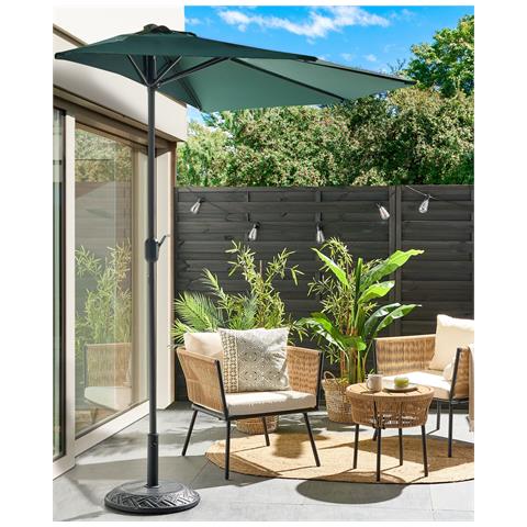 Ombrellone Semicircolare 270 Cm Galati Verde - Foto 7