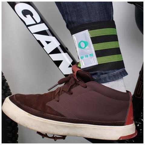 Bande Riflettenti Da Ciclismo Di Sicurezza Ad Alta Visibilità Per Caviglia, Gamba - Foto 1