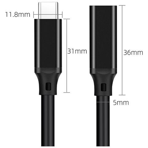 Cavo Di Prolunga Ad Alta Velocità Di Tipo C 1 M - Foto 2
