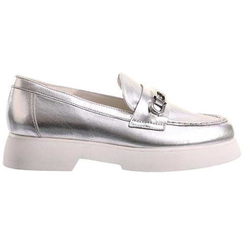 Cecil Loafers Mocassino Pelle Scarpe Donna Argento Eu 39, 7-101631 7600 - Foto 2