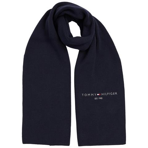 Horizon Flat Knit Scarf Sciarpe Tessile Naturale Accessori Uomo Blu Eu One Size, Am0am10372 Dw6 - Foto 1