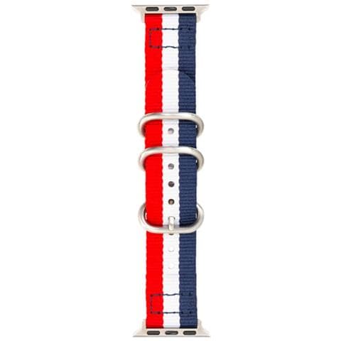 Bracciale Per Apple Watch 38-40-41 Mm Nato, Multicolore - Foto 1
