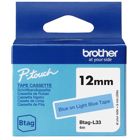 BTAG-L33 nastro per etichettatrice Blu e azzurro - Foto 1