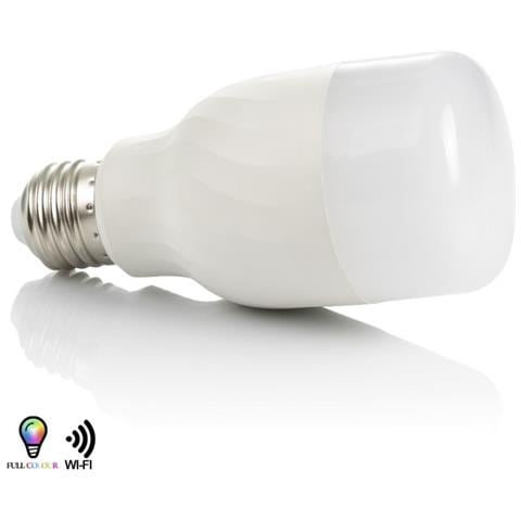 Lampadina Smart Con Colori Rgb E Telecomando 5x5x12 Cm. Colore Bianco - Foto 1