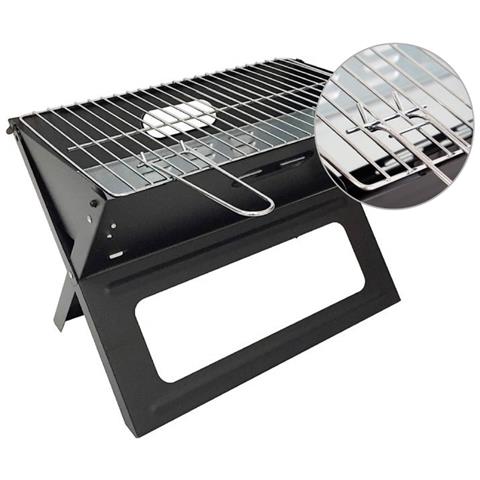 Barbeque Esterno A Carbonella Griglia Estate Campeggio In Acciaio Mod Louisville - Foto 1