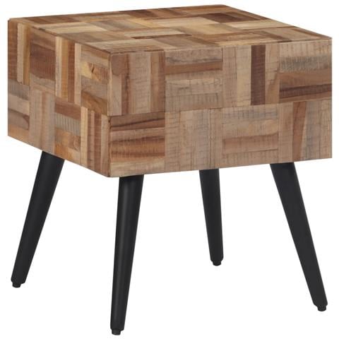 Tavolino 40x40x45 Cm Teak Massello Di Recupero - Foto 2