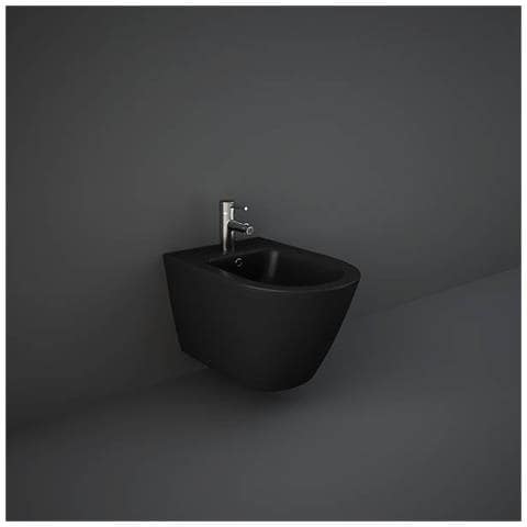 Sanitari Sospesi Opaco Feeling : Vaso, Bidet, Copriwater Soft-close Nero Opaco - Foto 2