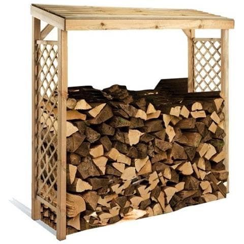 Capannone Per Legna 1.96 M3 - 1.8x0.64 M - H. 1.8 M - Trattata - Foto 1