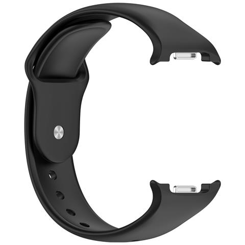 Cinturino In Silicone Con Chiusura A Scatto Compatibile Con Samsung Watch 8 E Watch 8 Classic Black - Foto 1