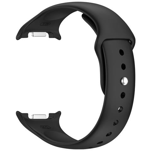 Cinturino In Silicone Con Chiusura A Scatto Compatibile Con Samsung Watch 8 E Watch 8 Classic Black - Foto 2