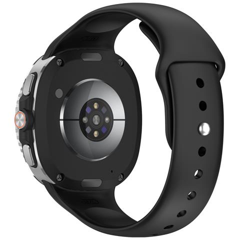 Cinturino In Silicone Con Chiusura A Scatto Compatibile Con Samsung Watch 8 E Watch 8 Classic Black - Foto 4