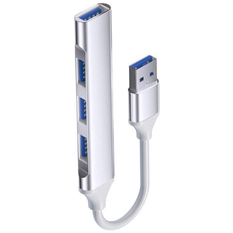 Adattatore Usb Type-c A 4 Porte Usb 2.0: Espandi La Tua Connettività Silver - Foto 1