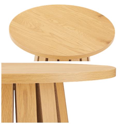 Livtavolino Rotondo In Stile Scandinavo - Foto 8