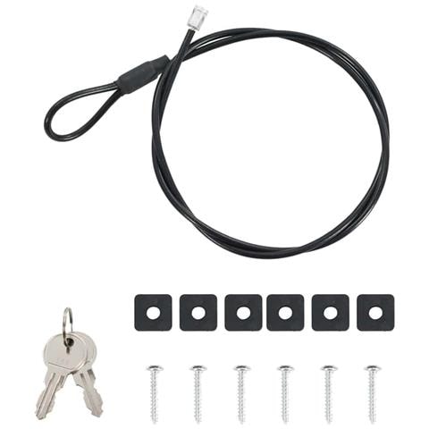 Cassaforte per Auto con blocco Nero 21.8 x 16 x 7 cm Acciaio - Foto 9